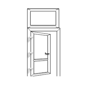 UPVC door drawing 5