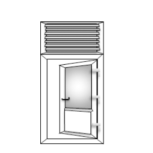 UPVC door drawing 4